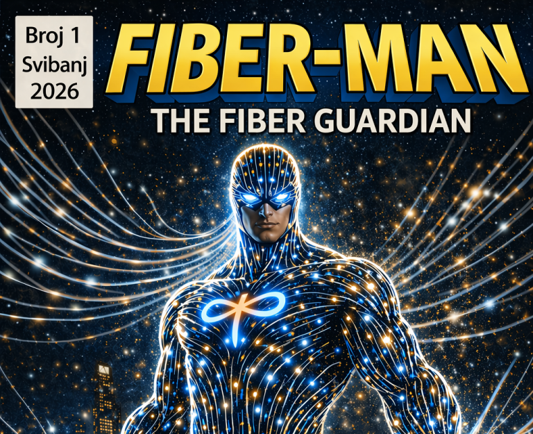 Objavljujemo prvi strip o Fiber Manu, zaštitniku svjetlovodnih mreža