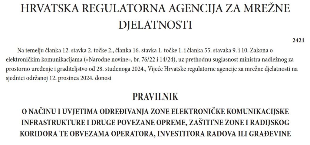 Pravilnik o načinu i uvjetima