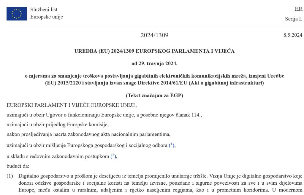 Uredba o smanjenu troškova